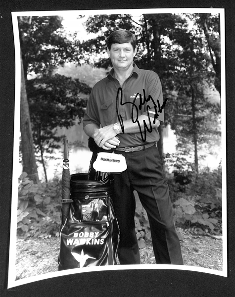 Lot of (40+) Signed Male Golfer Photos (many personalized) w. Tom Weiskopf, Ray Floyd, Henrick Stenson, +(JSA Auction Letter)