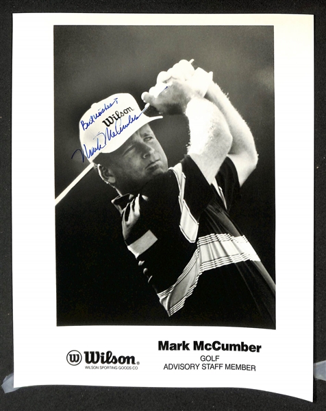 Lot of (50+) Signed Golf Memorabilia (many personalized) w. Tom Watson, Curtis Strange, +(JSA Auction Letter)