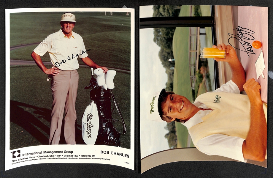 Lot of (56) Signed Golf Memorabilia (many personalized) w. Lee Trevino, Henrik Stenson +(JSA Auction Letter)