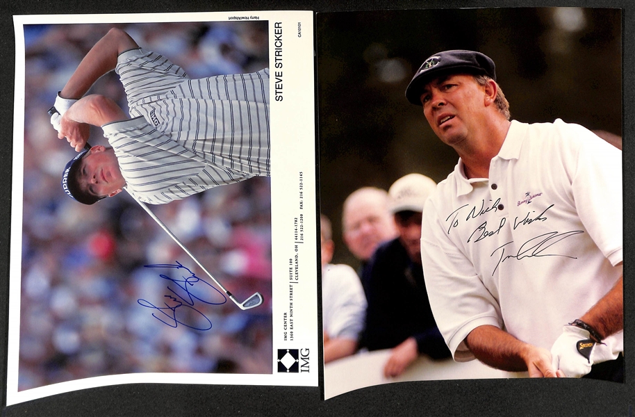 Lot of (56) Signed Golf Memorabilia (many personalized) w. Lee Trevino, Henrik Stenson +(JSA Auction Letter)