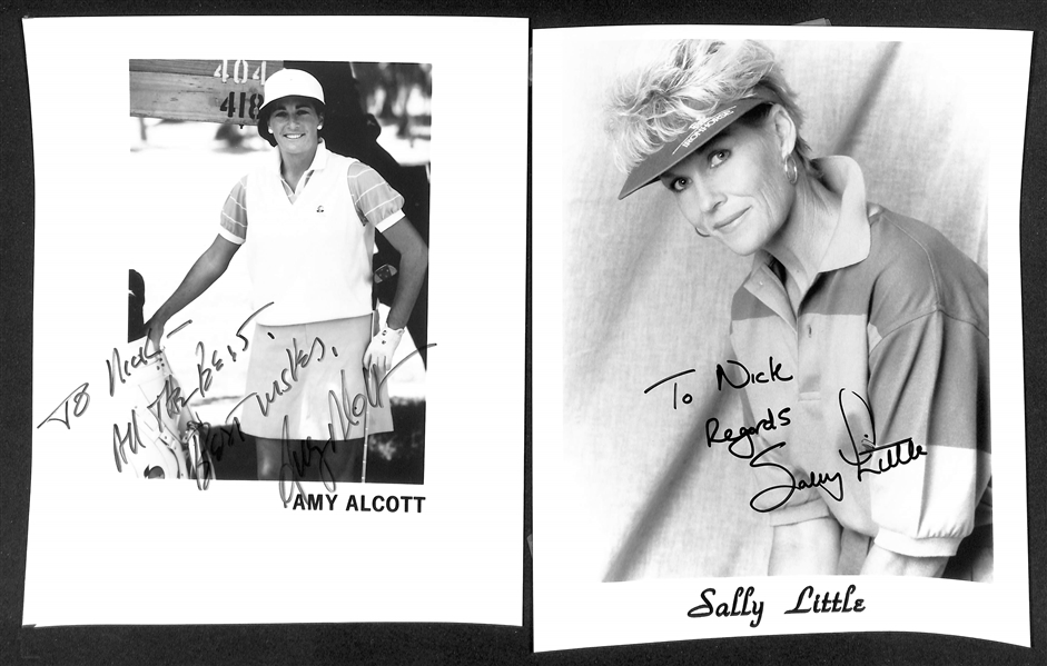 Lot of (66) Signed Female Golf Memorabilia (many personalized) w. Laura Davies, Paula Creamer, +(JSA Auction Letter)