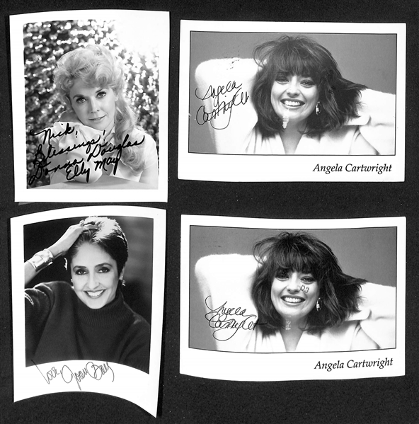 Lot of (75+) Signed Actress Prints (many personalized) w. Rachael Lee Cook, Donna Douglas,+ (JSA Auction Letter)
