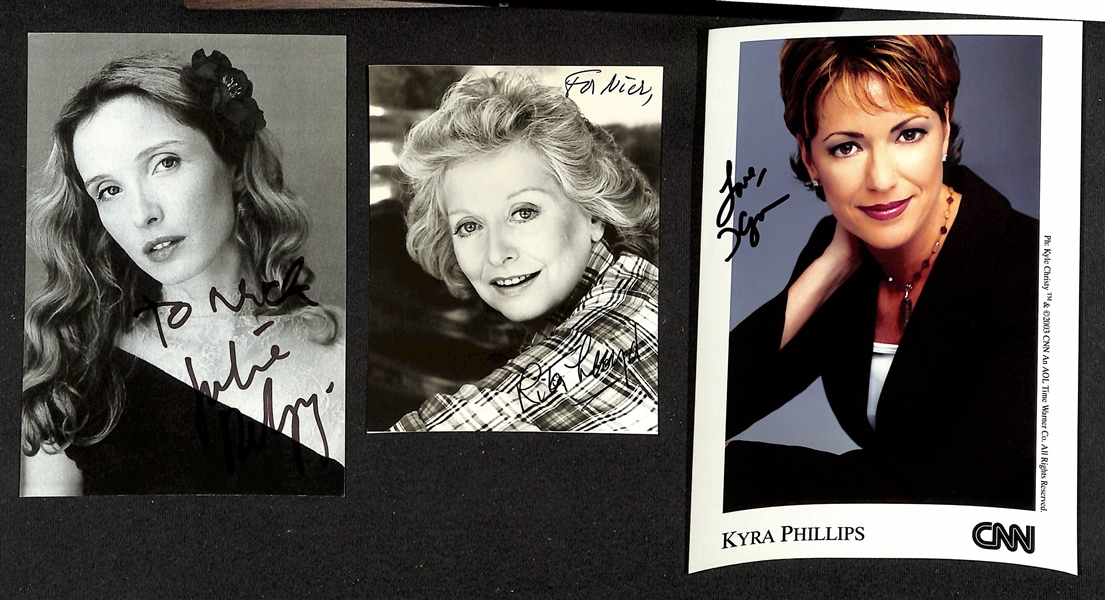 Lot of (75+) Signed Actress Prints (many personalized) w. Rachael Lee Cook, Donna Douglas,+ (JSA Auction Letter)