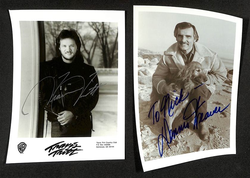 Lot of (80+) Actor Signed Photos w.  Robert Loggia, Ralph Bellamy, Jim Backus, More - JSA Auction Letter