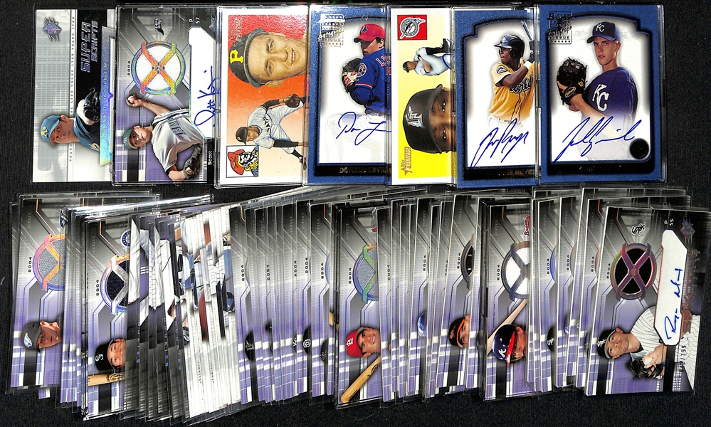 Lot of (59) Autographed Baseball Cards w. Zack Greinke, Jose Reyes, Dontrell Willis
