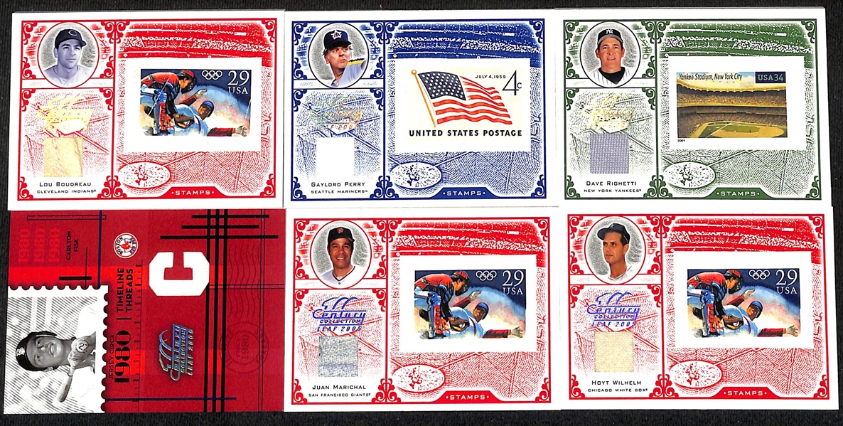 Lot of (41) Game-Used/Worn Relic Baseball Cards w. Mike Schmidt, Albert Pujols, Don Mattingly
