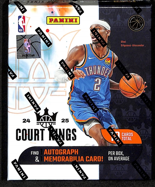 2024/25 Panini Court Kings Basketball Factory Sealed Hobby Box