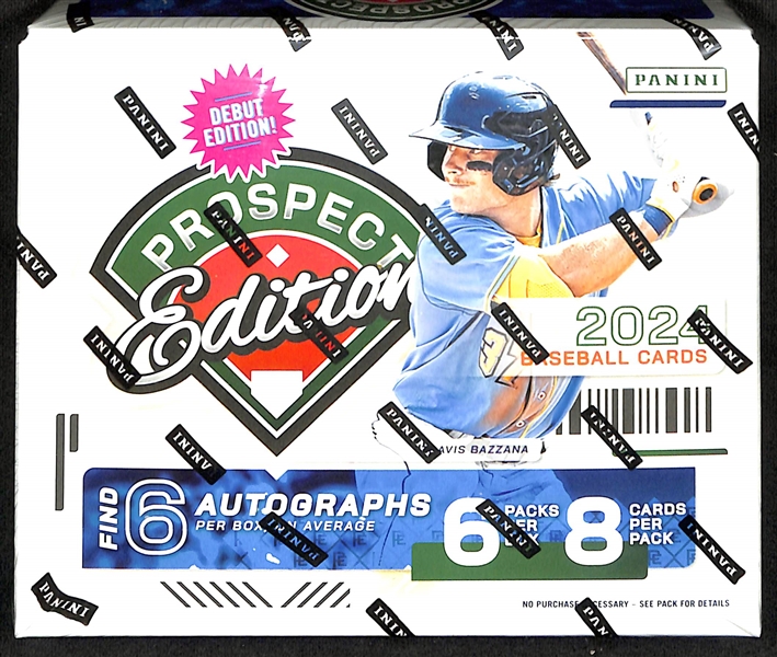 Factory Sealed 2024 Panini Prospect Edition Baseball Hobby Box
