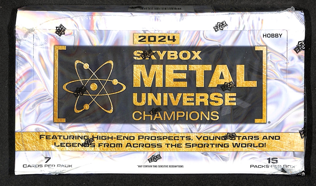 Factory Sealed 2024 Upper Deck Skybox Metal Universe Champions Hobby Box
