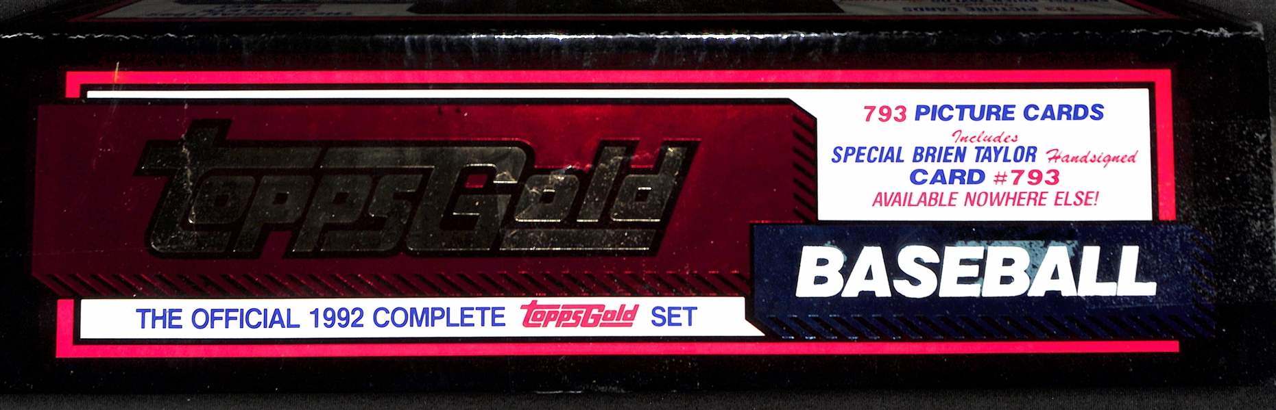 1992 Topps Baseball Limited Edition Complete Topps Gold Set (793 Cards) - Sealed Factory Box
