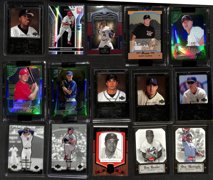 200+ Baseball Numbered Insert Cards w. 2 Printing Plates & Many Stars (Babe Ruth, Willie Mays, Nolan Ryan, Albert Pujols, +)