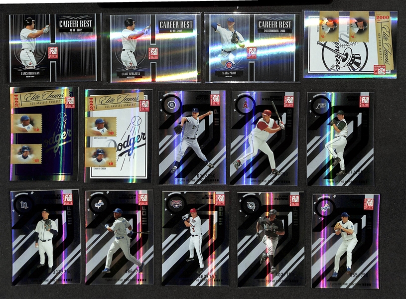 200+ Baseball Numbered Insert Cards w. 2 Printing Plates & Many Stars (Babe Ruth, Willie Mays, Nolan Ryan, Albert Pujols, +)