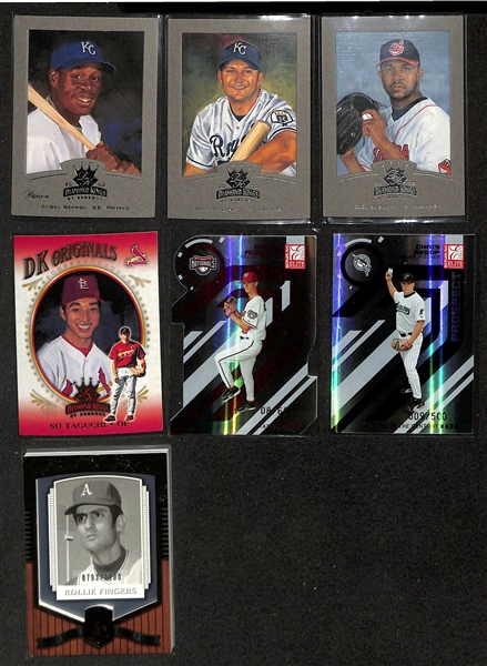 200+ Baseball Numbered Insert Cards w. 2 Printing Plates & Many Stars (Babe Ruth, Willie Mays, Nolan Ryan, Albert Pujols, +)