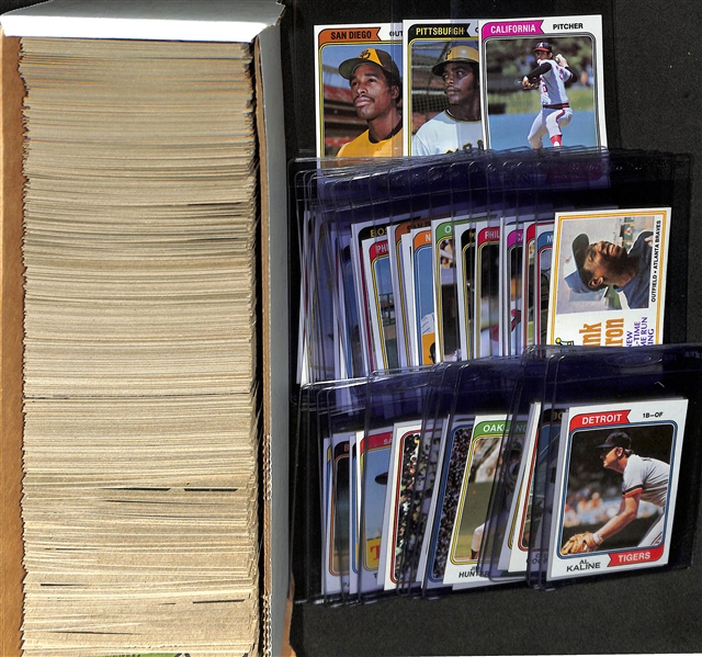 1974 Topps Complete Baseball Card Set (All 660 Cards), Inc. Dave Winfield Rookie, Nolan Ryan, Dave Parker Rookie, + (Mostly EX or Better Condition)