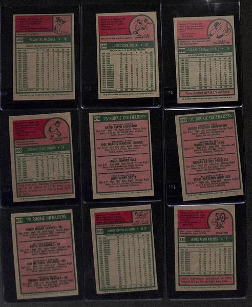 1975 Topps Complete Baseball Card Set (All 660 Cards), Inc. George Brett Rookie (SGC 7), Robin Yount Rookie (SGC 6.5), Gary Carter Rookie (SGC 7.5), Nolan Ryan (SGC 4), Strikeout...