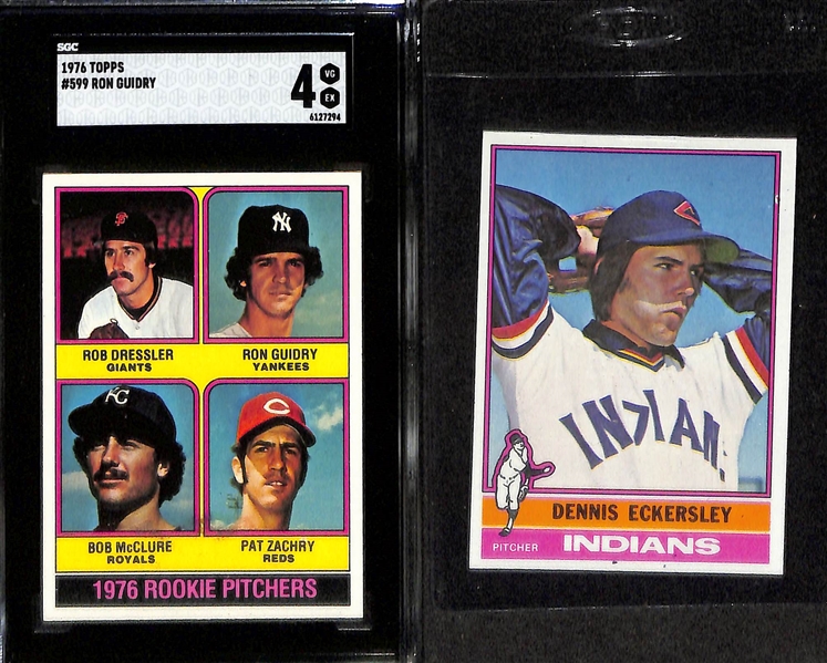 1976 Topps Complete Baseball Card Set (All 660 Cards), Inc. Nolan Ryan (SGC 7.5), Tom Seaver (SGC 8.5), Guidry Rookie (SGC 4), Eckersley Rookie, + (Mostly EX or Better Condition)