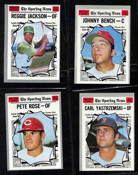 High-Quality 1970 Topps Baseball Complete Set (720 Cards) - Many Pack-Fresh Cards!