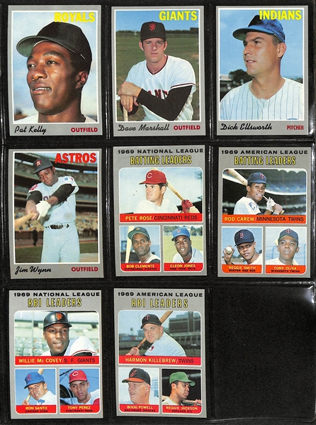 High-Quality 1970 Topps Baseball Complete Set (720 Cards) - Many Pack-Fresh Cards!
