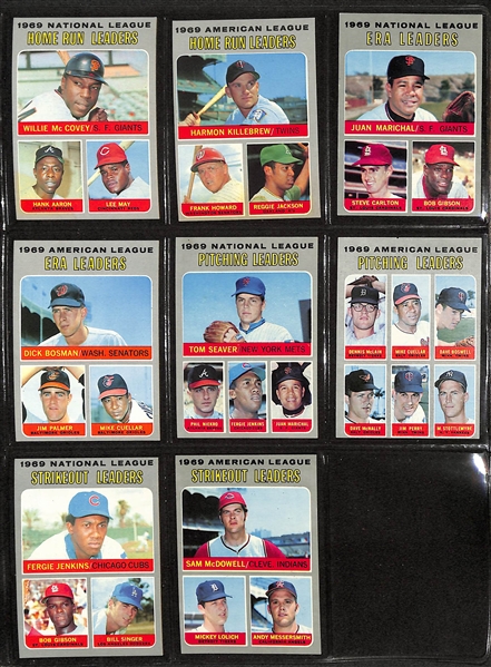 High-Quality 1970 Topps Baseball Complete Set (720 Cards) - Many Pack-Fresh Cards!