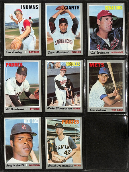 High-Quality 1970 Topps Baseball Complete Set (720 Cards) - Many Pack-Fresh Cards!