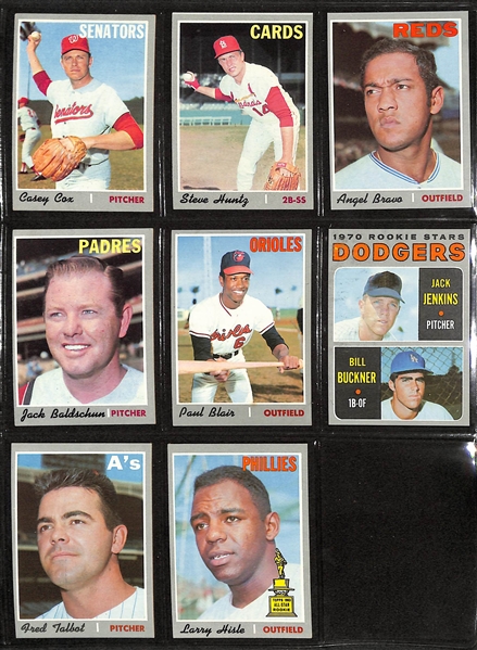 High-Quality 1970 Topps Baseball Complete Set (720 Cards) - Many Pack-Fresh Cards!