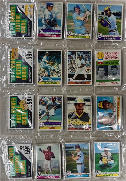 (22) 1979 Topps Baseball Sealed Unopened Rack Packs & (2) 1978 Topps Baseball Sealed Unopened Rack Packs