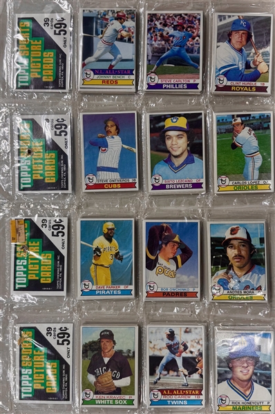 (22) 1979 Topps Baseball Sealed Unopened Rack Packs & (2) 1978 Topps Baseball Sealed Unopened Rack Packs