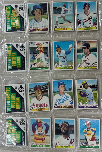 (22) 1979 Topps Baseball Sealed Unopened Rack Packs & (2) 1978 Topps Baseball Sealed Unopened Rack Packs