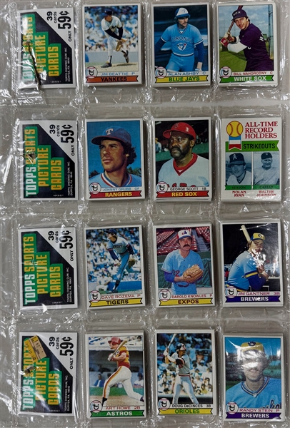 (22) 1979 Topps Baseball Sealed Unopened Rack Packs & (2) 1978 Topps Baseball Sealed Unopened Rack Packs