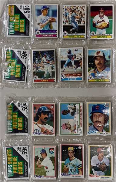(22) 1979 Topps Baseball Sealed Unopened Rack Packs & (2) 1978 Topps Baseball Sealed Unopened Rack Packs