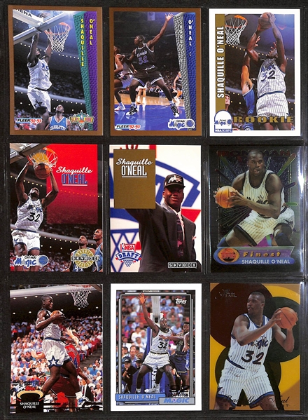 280+ Shaquille O'Neal Cards in Binder w. Rookies and Inserts