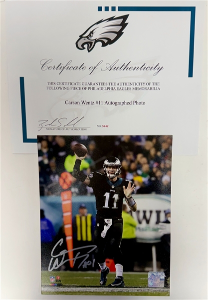 Lot of Signed Philadelphia Eagles & Phillies Memorabilia Lot w. a LeSean McCoy Full Size Helmet, More (+JSA Auction Letter)