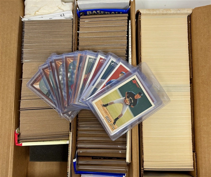 Lot of (3) Bowman Baseball Complete Sets w. 1993 Bowman, 2004 Bowman Heritage, 2006 Bowman Heritage inc. Jeter, Ichiro, Griffey Jr, +