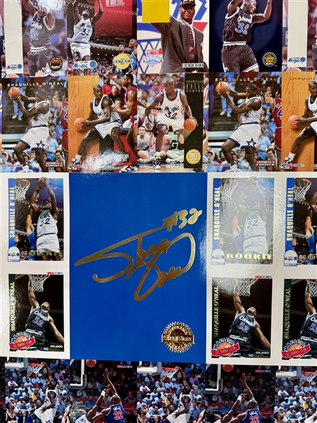 Basketball Memorabilia Lot w. (4) Un-cut Sheets & Penny Hardaway Signed 8x10 Photograph (UD Authentication)