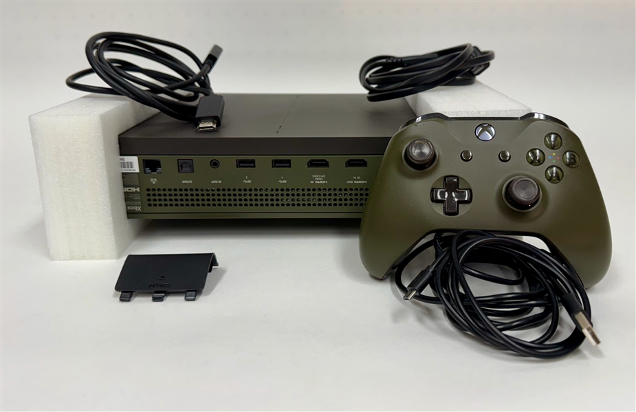 Vintage Video Game Lot w. an X-Box One Battlefield 1 Special Edition Gaming Console & Sega Genesis 3 Game Console