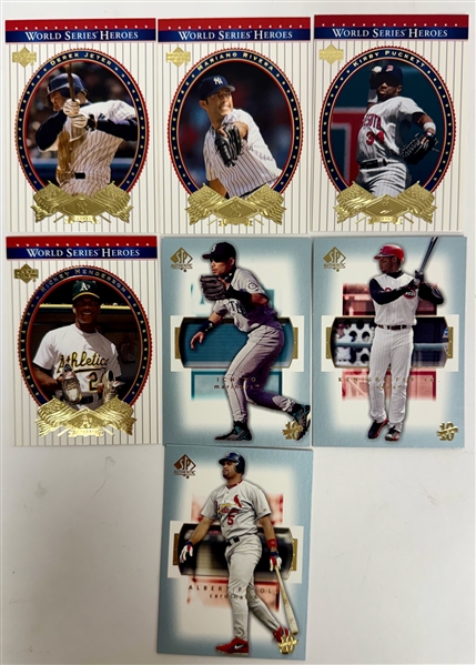 Early-2000s Upper Deck Baseball Complete Basecard Sets Lot w. SP Authentic, Legendary Cuts, Yankees Legends – Hall of Famers & Rookies