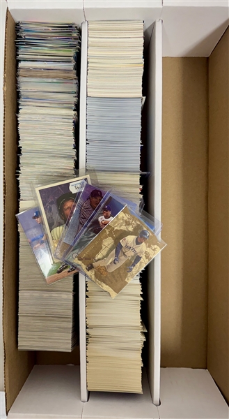 Lot of (8) 1997–2005 Baseball Complete Sets (Donruss, Pinnacle, Metal Universe, Topps, Gold Label & Fan Favorites) w. 1998 Metal Universe Griffey Jr, Griffey, Jeter, Ripken & Hall of Famers