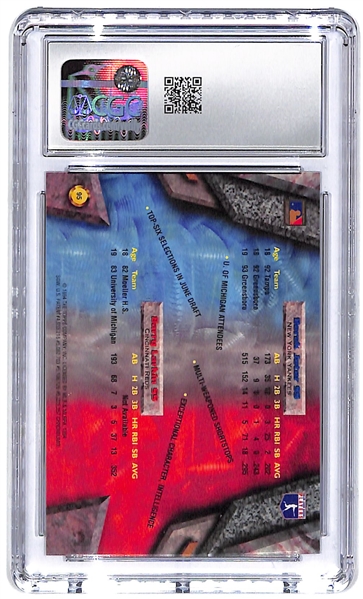 CGC Graded 1994 Bowman’s Best Refractor Trio w. Griffey Jr., Ripken Jr. & Jeter/Larkin 