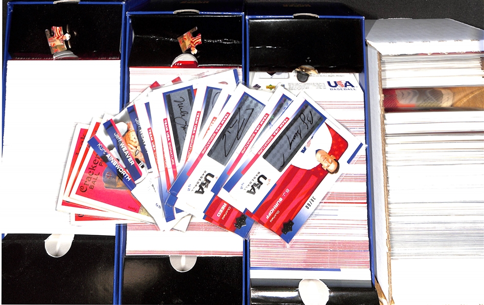 2004 Upper Deck 25th Anniversary ASU Sets (x3) w/ Autographs & Relics + 2004 Topps Cracker Jack Complete Set (237 Cards)