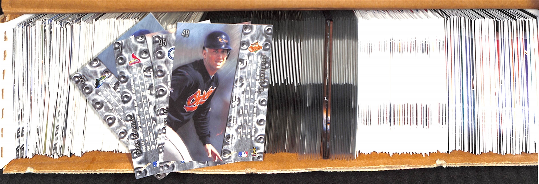 (4) 1999-2004 Baseball Complete Base Sets w. Skybox Metal, EX, Flair & SPx