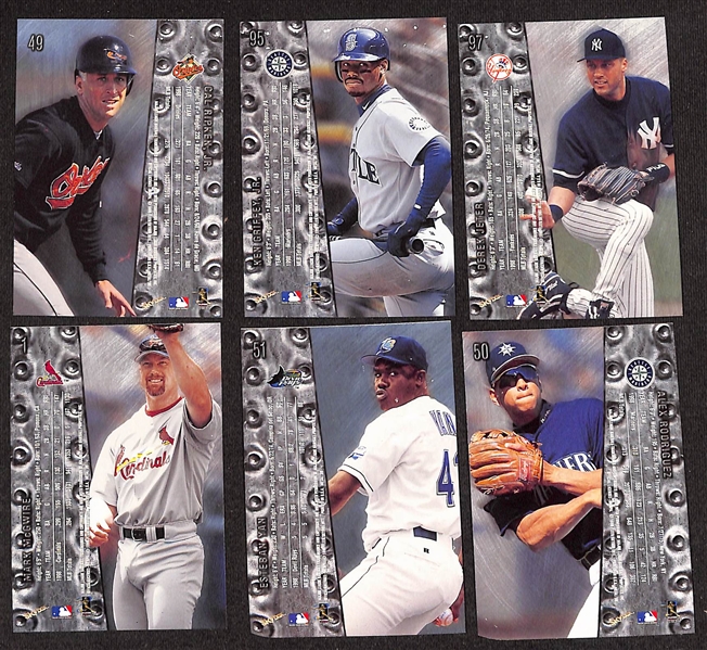 (4) 1999-2004 Baseball Complete Base Sets w. Skybox Metal, EX, Flair & SPx