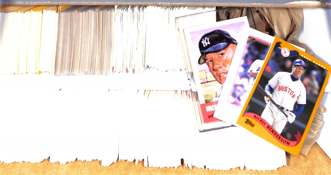 Vintage & Modern Topps Baseball Factory Set Collection w. 1991 Archives, 1999 Gallery, 2002 Traded, 2004 Series 1 Complete Sets