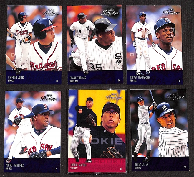 Multi-Year Upper Deck & Playoff Prestige Baseball Complete Set Collection (1997–2005) 