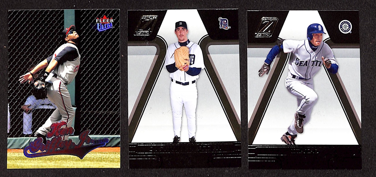 (7) Baseball Complete Base Set Spanning 1996-2005 w. Ichiro & Ken Griffey Jr