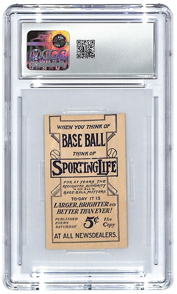 1910–11 Sporting Life M116 Connie Mack CGC 3 