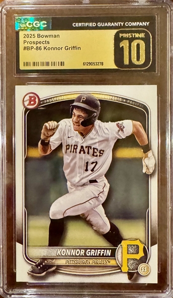 100% of Proceeds Go to St. Jude's Children's Hospital - Hot Current Rookie Lot - Cooper Flagg & Konner Griffin - Both CGC 10!