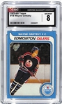 1979-80 Topps Wayne Gretzky Rookie Card Graded CGC 8