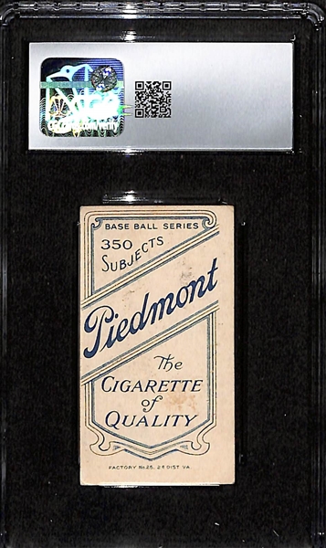 1909-11 T206 Bill Dahlen (Brooklyn Variation) Graded CGC 4 (Piedmont 350 Series, Factory 25)