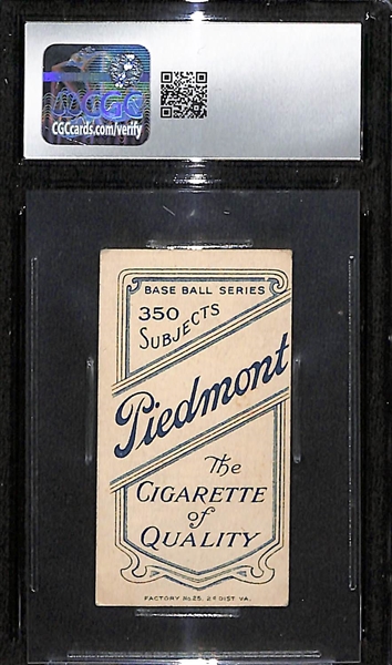 1909-11 T206 Willie Keeler (HOF, Portrait) Graded CGC 4 (Piedmont 350 Series, Factory 25)