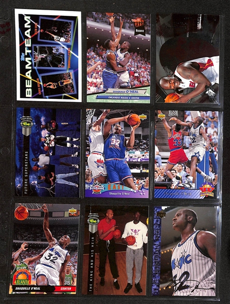 280+ Shaquille O'Neal Cards in Binder w. Rookies and Inserts